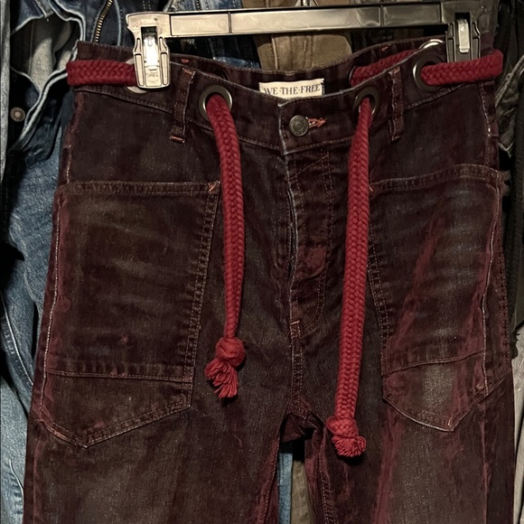 Free People Flocked Moxie Barrel Jeans - Picture 3 of 5